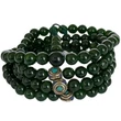 Afganisztáni jade mala 108 szemes 86 cm kerületű