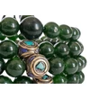 Afganisztáni jade mala 108 szemes 86 cm kerületű