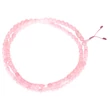 Rózsakvarc mala 108 szemes 86 cm kerületű