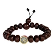 Bodhi mala mandala osztóval, 21 szemből 17 cm kerületű