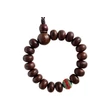 Bodhi mala tibeti design osztóval, 18 szemből 15 cm kerületű-kis méret