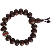 Bodhi mala tibeti design osztóval, 18 szemből 15 cm kerületű-kis méret