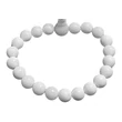 Hófehér kagyló mala  – 16 cm kerületű 21 szemes
