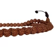 Rudraksha mala 108 szemes 98 cm kerületű -prémium