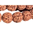 Rudraksha mala 108 szemes 98 cm kerületű -prémium