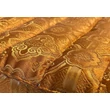 Meditációs párna prémium brokátból, arany színben, jóga méret