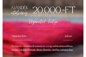 Ajándék utalvány digitális