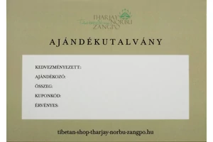 Ajándék utalvány 50.000,-ft értékben