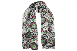 harmatfeher-alapon-ejfekete-mintas-sal-selyem-