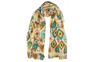 porcelanfeher-alapon-tolgyfaszin-mintas-sal-selyem-