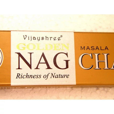Nag Chandan füstölő az arany dobozos indiai Nag Champa
