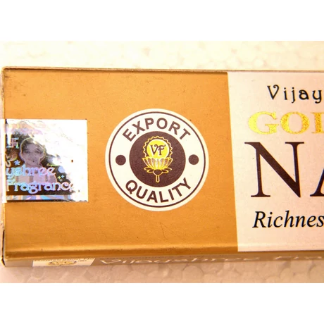 Nag Chandan füstölő az arany dobozos indiai Nag Champa