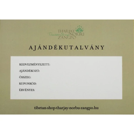 Ajándék utalvány 100.000,-ft értékben