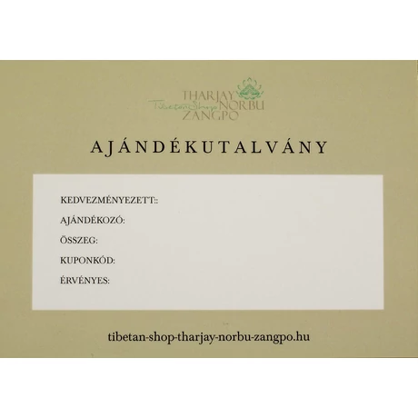 Ajándék utalvány 100.000,-ft értékben