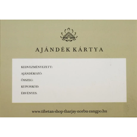 Ajándék utalvány 100.000,-ft értékben