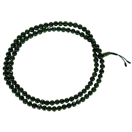 Afganisztáni jade mala 108 szemes 84 cm kerületű