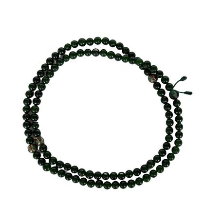 Afganisztáni jade mala 108 szemes 86 cm kerületű