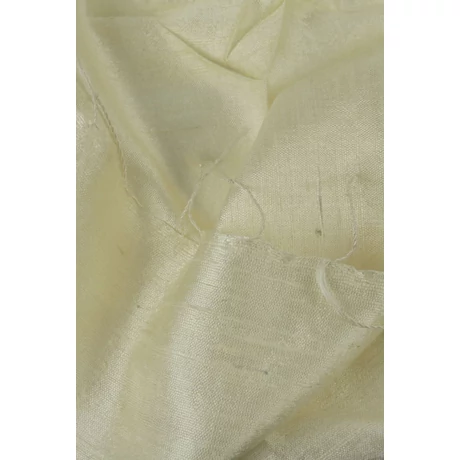 100% valódi hernyóselyem chamois színű nyers selyem sál