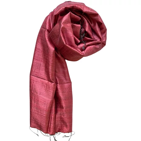 100% valódi hernyóselyem eperszín nyers selyem sál