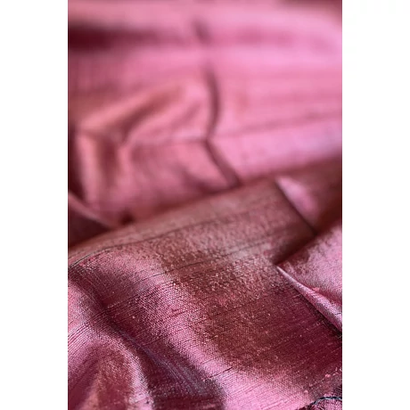 100% valódi hernyóselyem sál mályva színű nyers selyem Rawsilk