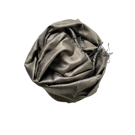 100% valódi hernyóselyem homokszín nyers selyem sál