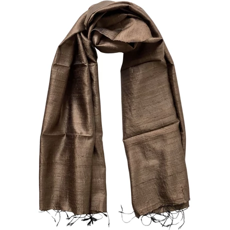 nyers-selyem-sal-szarvasbarna