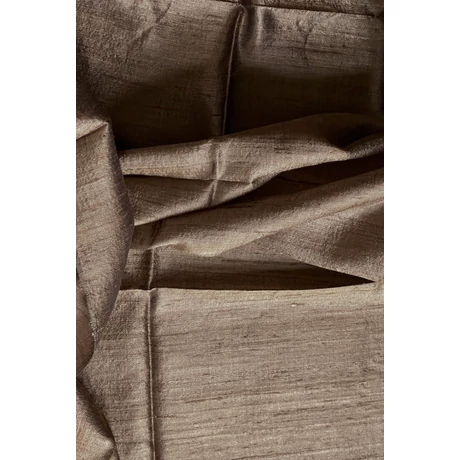 100% valódi hernyóselyem szarvasbarna színű nyers selyem sál