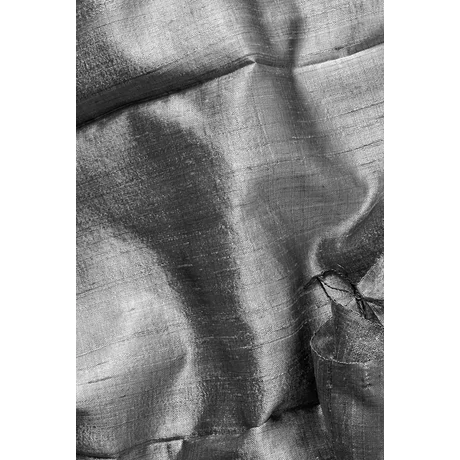 100% valódi hernyóselyem hamuszürke színű nyers selyem sál