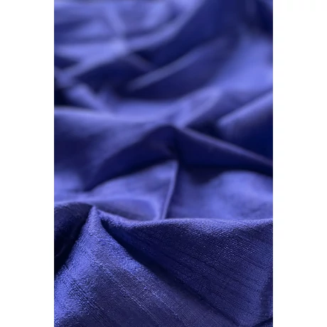 100% valódi hernyóselyem császárkék színű nyers selyem sál