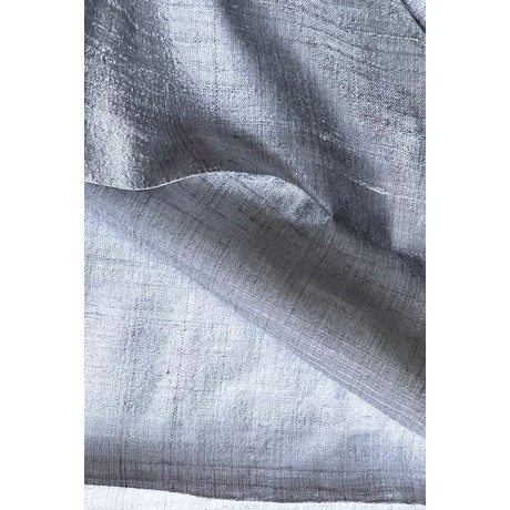 100% valódi hernyóselyem achátszürke színű nyers selyem sál