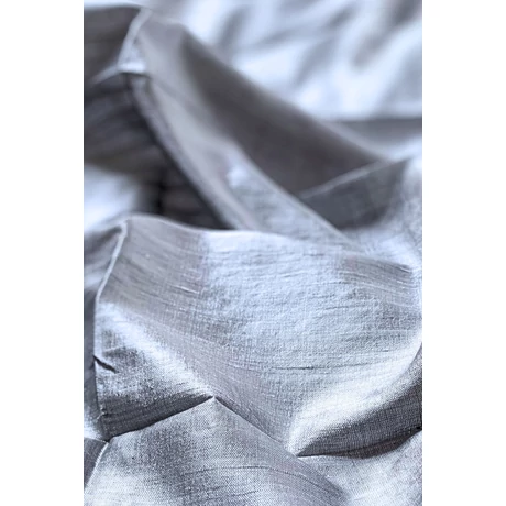 100% valódi hernyóselyem achátszürke színű nyers selyem sál
