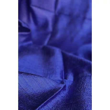 100% valódi hernyóselyem kasmírkék színű nyers selyem sál 70x180cm