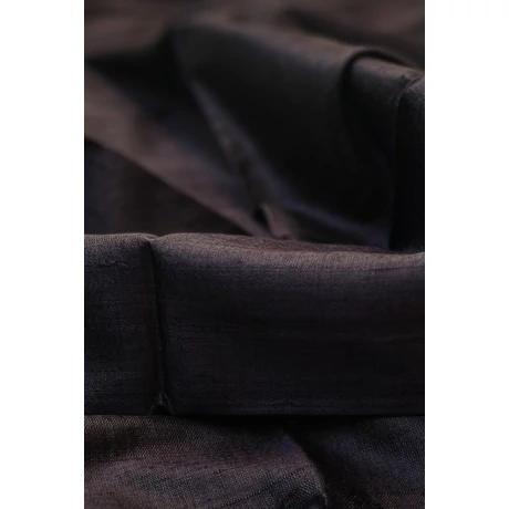 100% valódi hernyóselyem padlizsán színű nyers selyem sál 70x180cm