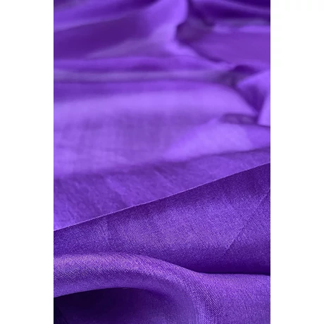 Ametisztlila 100% valódi hernyóselyem sál 50x180cm