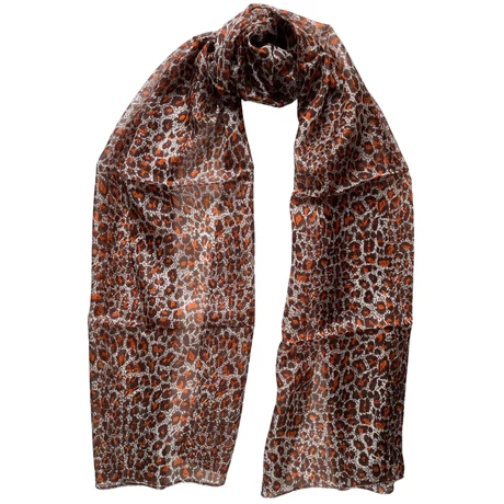 leopardmintas-spanyolbarna-narancsvoros-sal-selyem-