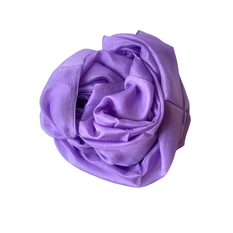 Orgonalila 100% valódi hernyóselyem sál 100x180 cm