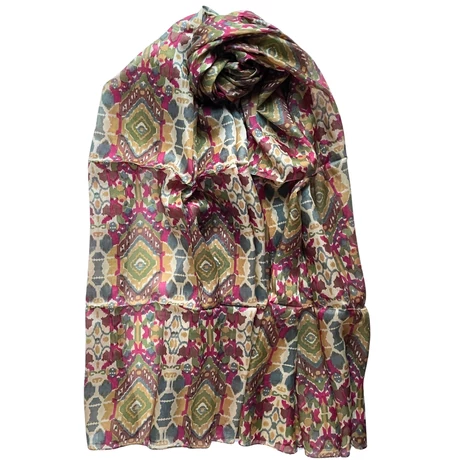 bahama-beige-zold-bordo-barna-selyem-sal-puresilk