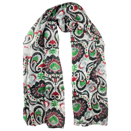 harmatfeher-alapon-ejfekete-mintas-sal-selyem-