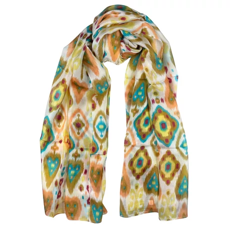 porcelanfeher-alapon-tolgyfaszin-mintas-sal-selyem-