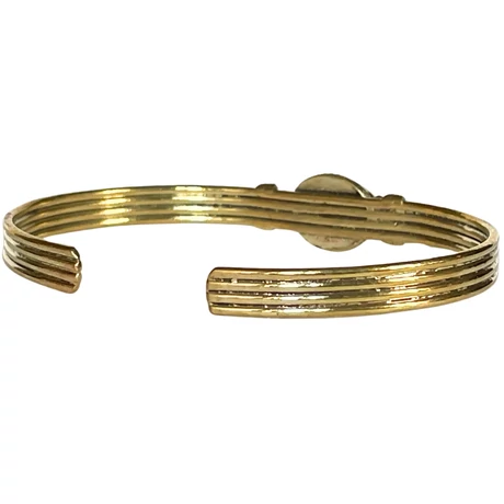 Onyx kővel díszített réz karperec