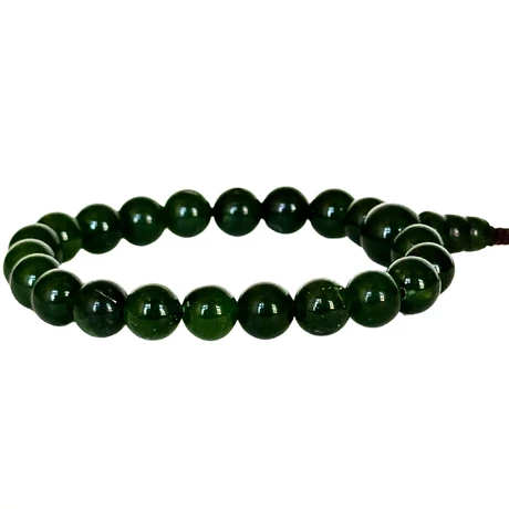 Afganisztáni jade mala 21 szemes 15 cm kerületű karmala