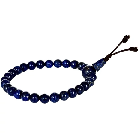 Lápisz lazuli mala  27 szemes 16 cm kerületű karmala