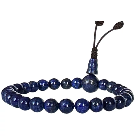 Lápisz lazuli mala  27 szemes 16 cm kerületű karmala