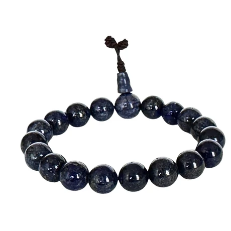 Lápisz lazuli mala tibeti osztoval 18 szemes 17 cm kerületű karmala