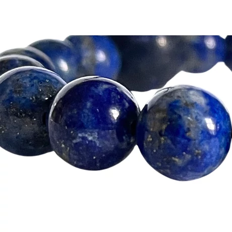 Lápisz lazuli mala 21 szemes 17 cm kerületű karmala