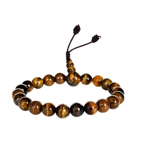 Tigrisszem mala, 21 szemes 15.5 cm kerületű karmala