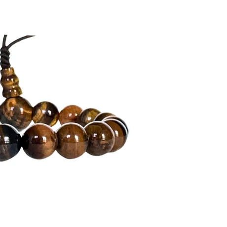 Tigrisszem mala, 21 szemes 15.5 cm kerületű karmala