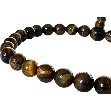 Tigrisszem mala 27 szemes tigrisszem guruval 20cm kerületű Nagy méret