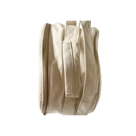 Hangtál táska Élet Virág Szimbólummal krém színben - pamut