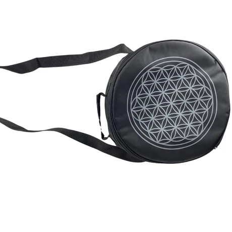 Hangtál táska Élet Virág Szimbólummal fekete színben - nylon